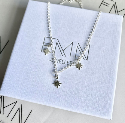 Triple Starry Necklace
